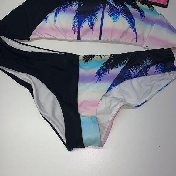 🔥VICTORIA SECRET SWIMSUIT 2 pc xsmall removable padded //medium New #8 - Picture 3 of 8